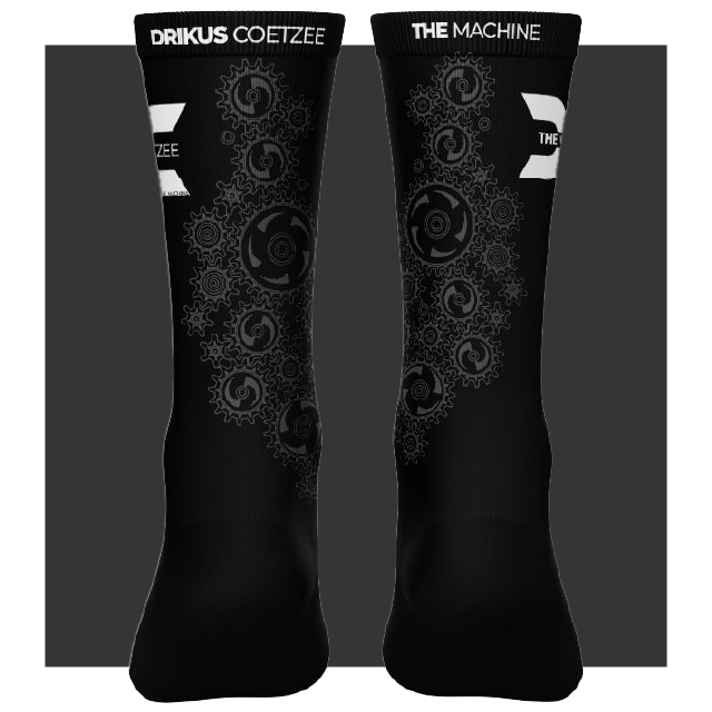 DC Black Cycling Socks