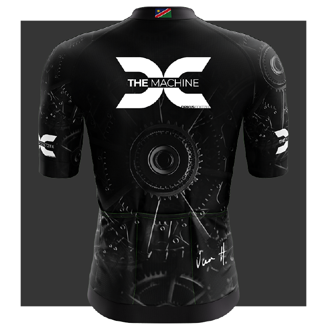 Black 3D Geared DC Jersey