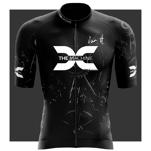 Black 3D Geared DC Jersey