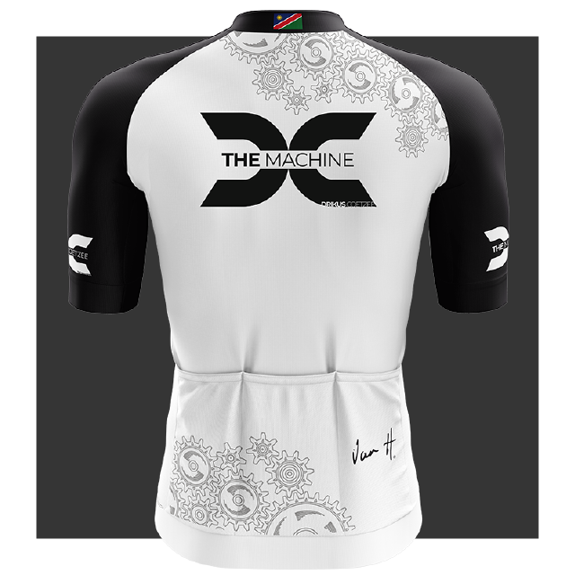 White Geared DC Jersey